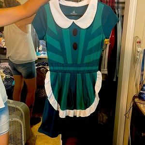 A Disney haunted mansion ghost host dress small.